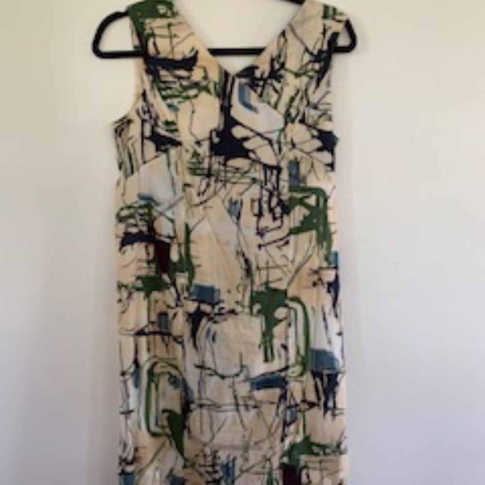 Piazza Sempione Cotton Sheath Dress-Size 44